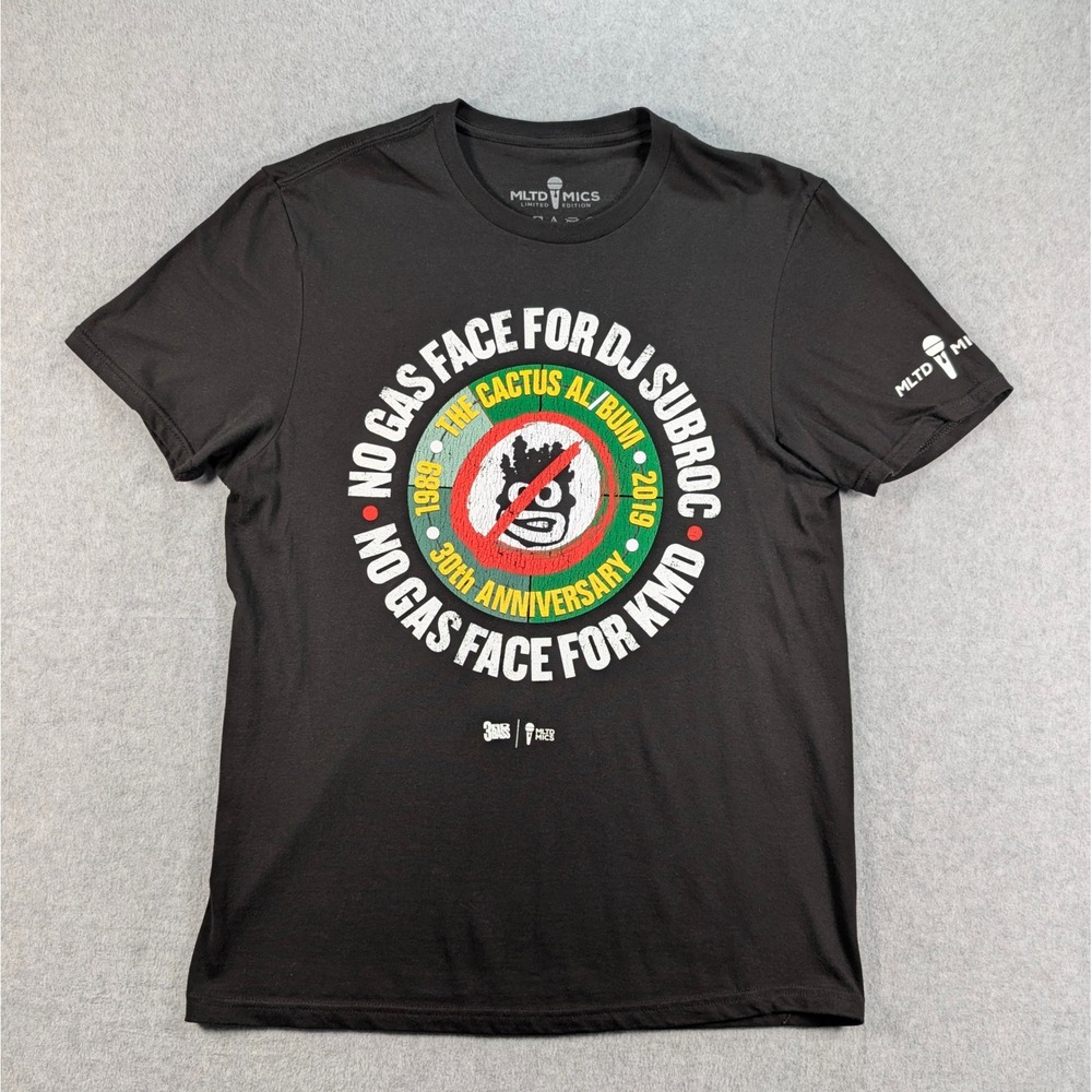 MLTD Mics KMD The Cactus Album 30th Anniversary DJ Subroc T-Shirt Mens M 3rdBass